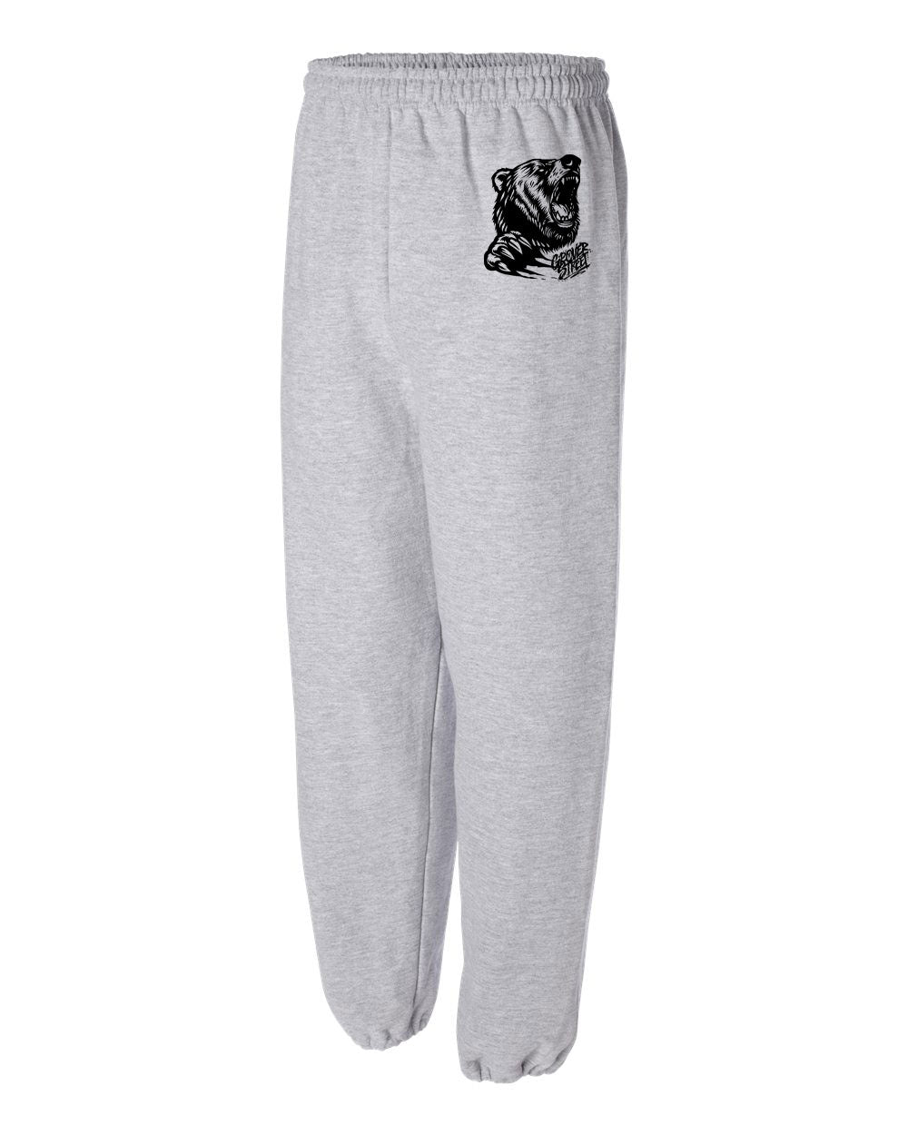 Grover Street Bear with Monogram Logo- Men's Unisex Sweatpants