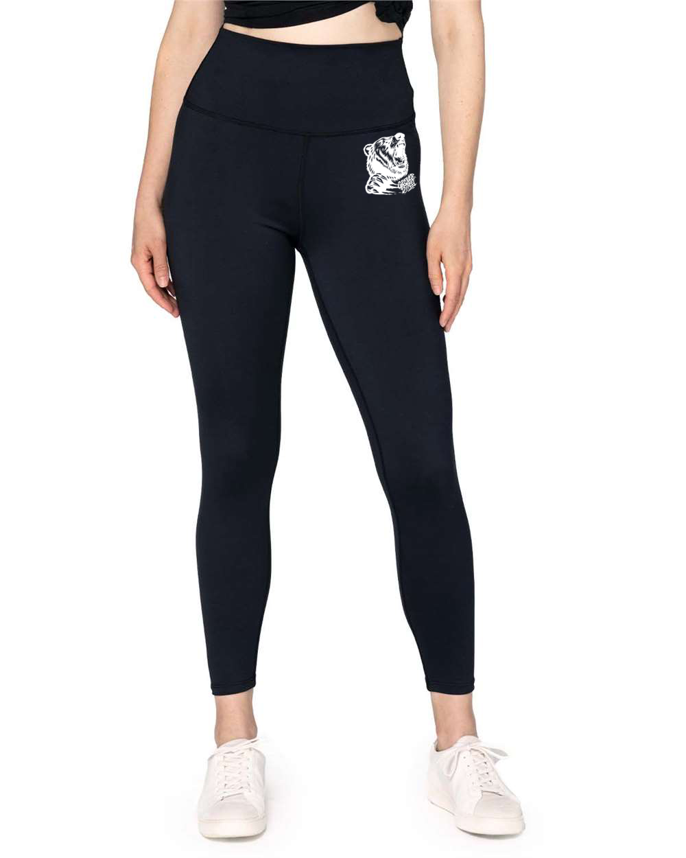 Grover Street Bear with Monogram Logo- Women's Impact Leggings