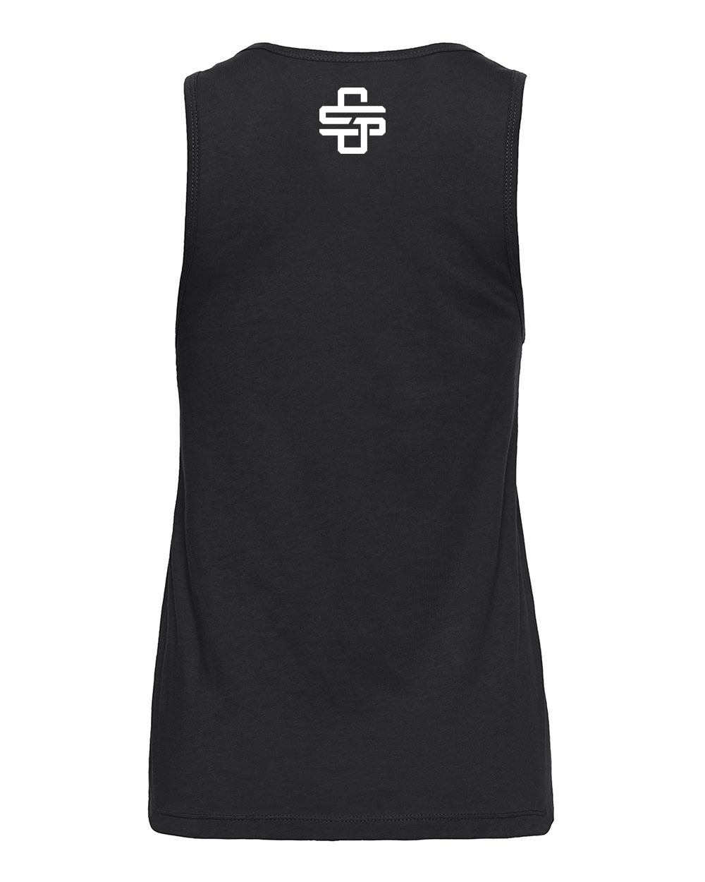 Grover Street Stacked Logo Women's Muscle Tee