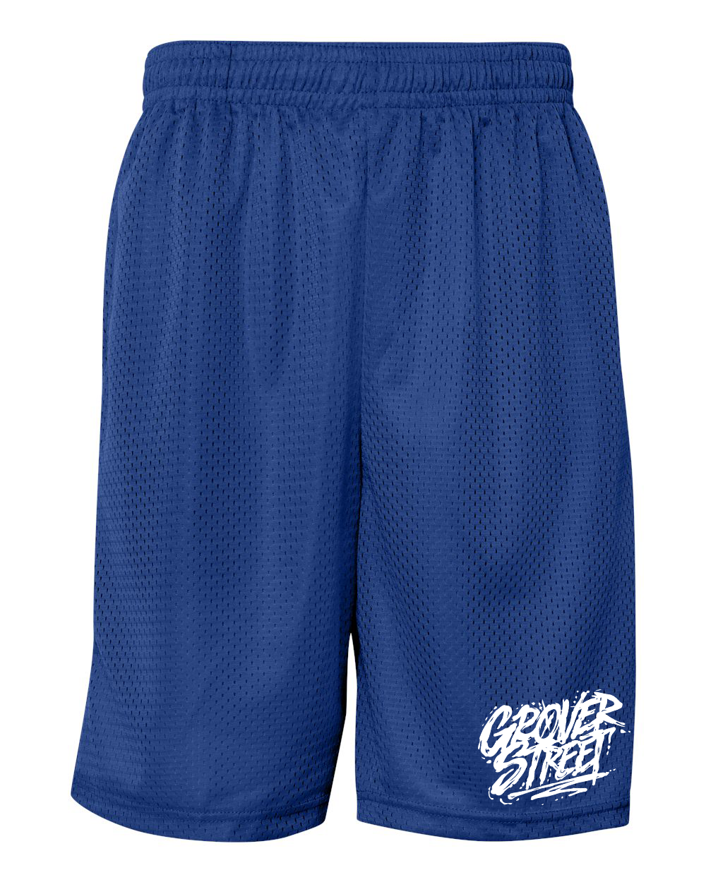 Grover Street Stacked Logo Men's Pro Mesh 9" Shorts with Pockets