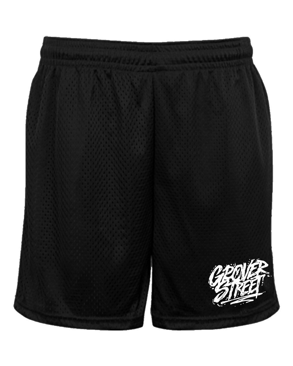 Grover Street Stacked Logo Tricot Mesh 5" Shorts