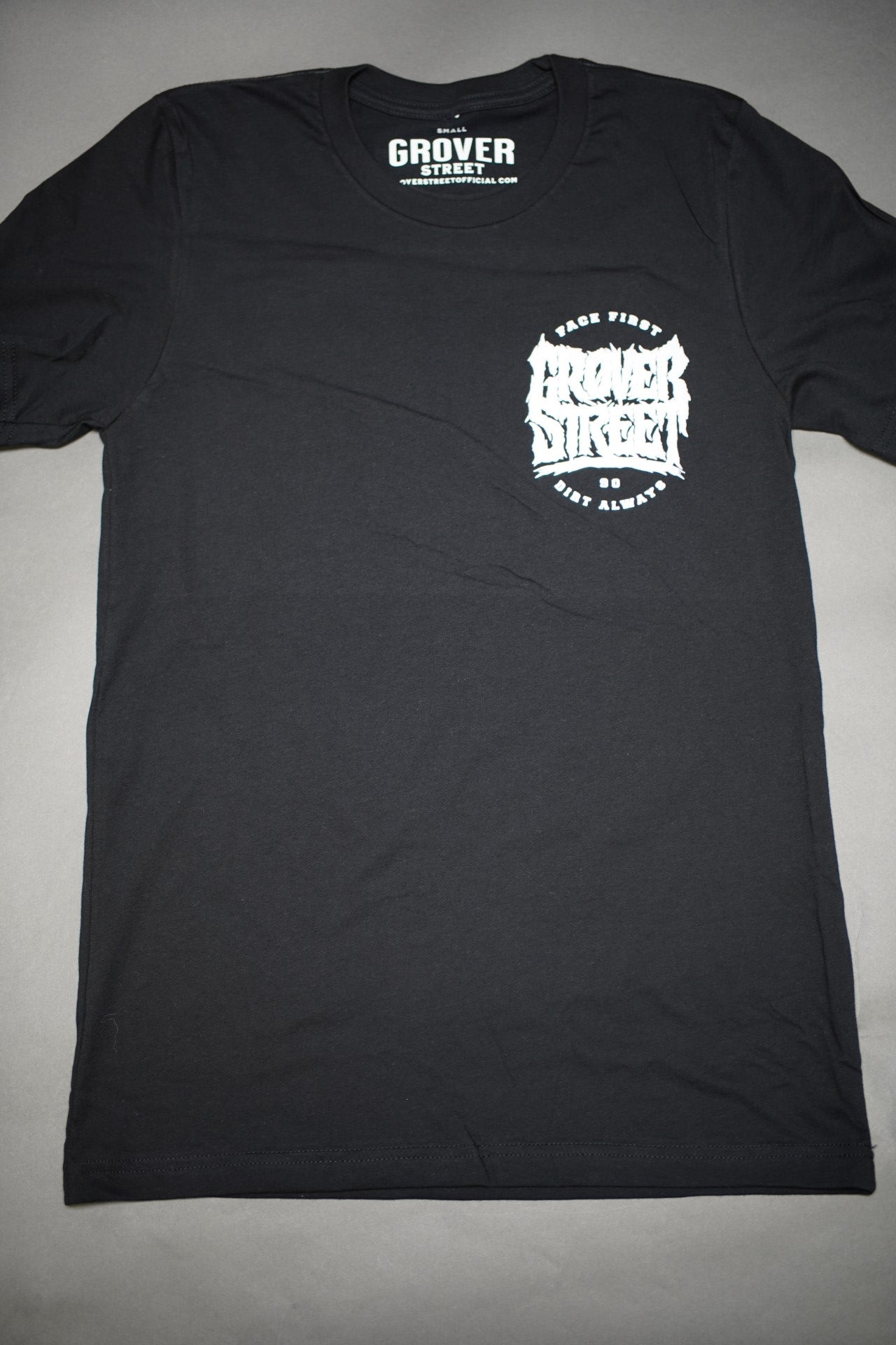 Black Grover Street Badge T-shirt