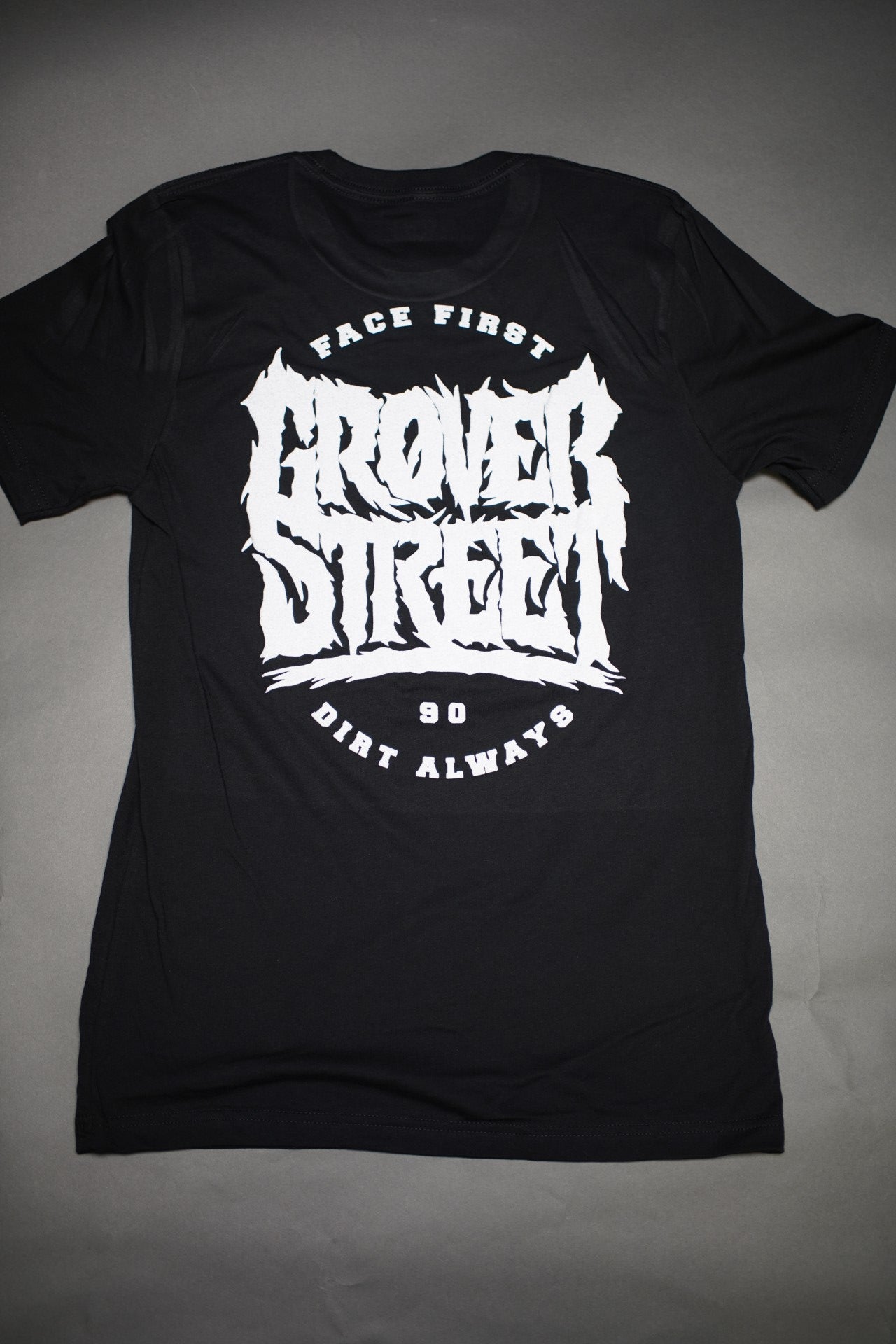 Black Grover Street Badge T-shirt